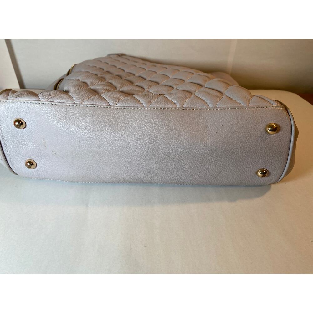 Vera Bradley Ella Quilted Leather Tote Bag in Lavender - Picture 6 of 6